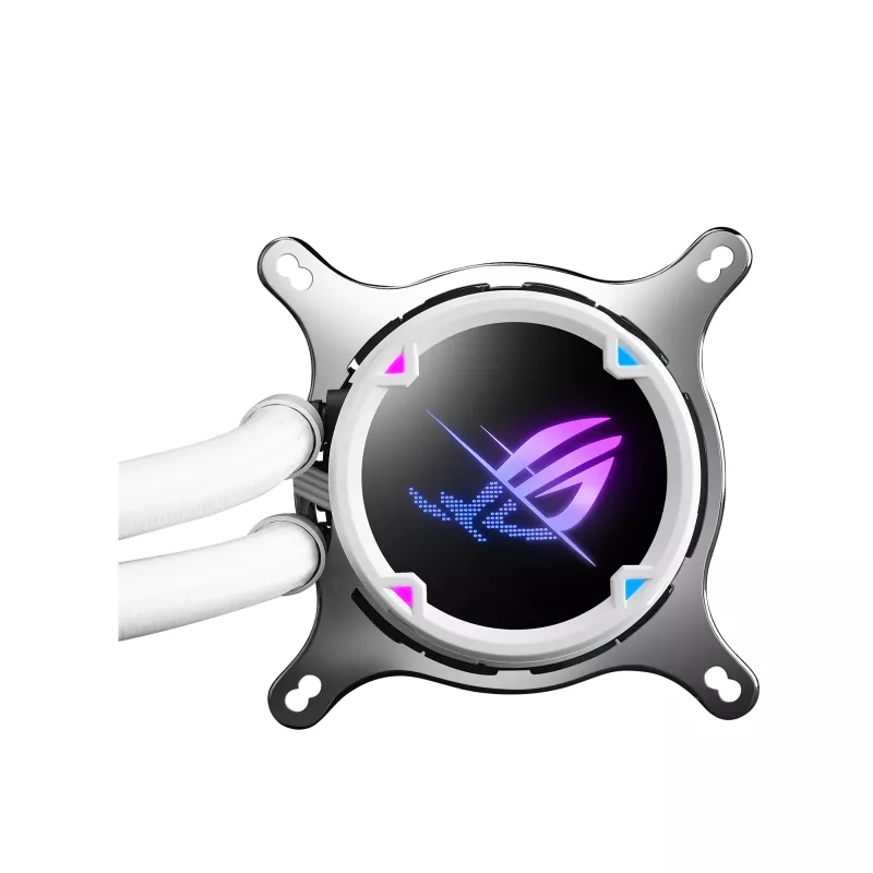 Dissipatore liquido all-in-one per processore ASUS ROG STRIX LC II 240 ARGB White Edition 12 cm 1 pz.