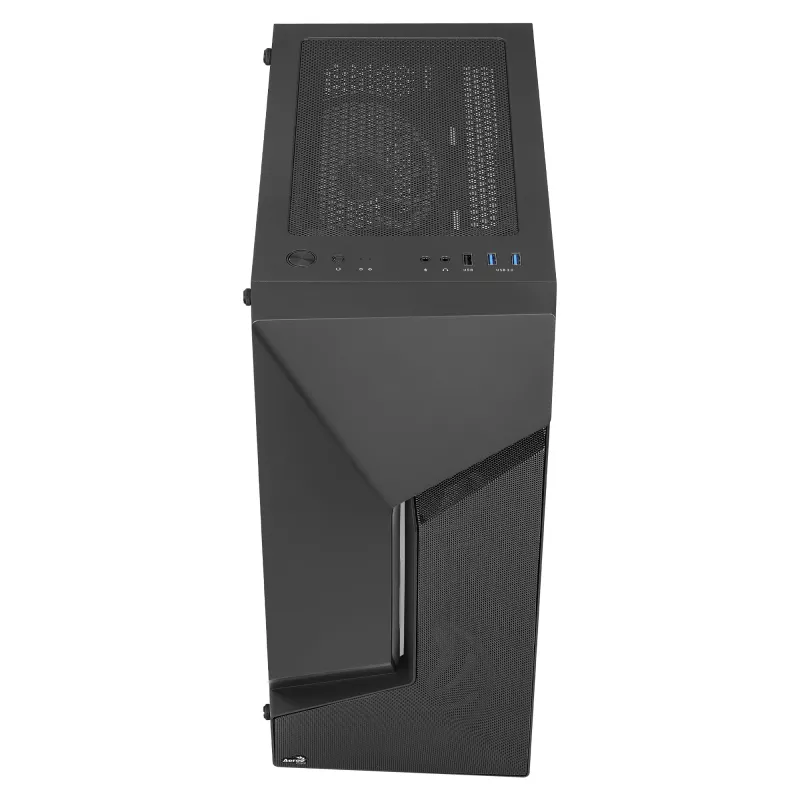 Aerocool SCAPEBKV3 case gaming ATX frontale RGB LED vetro temperato 3x ventole ARGB nero