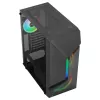 Aerocool SCAPEBKV3 case gaming ATX frontale RGB LED vetro temperato 3x ventole ARGB nero