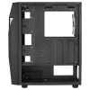 Aerocool SCAPEBKV3 case gaming ATX frontale RGB LED vetro temperato 3x ventole ARGB nero