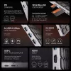 Axagon HMC-KB-GE, hub USB 5Gbps con tastiera, HDMI 4K/60Hz, 3x USB-A, SD/mSD, audio, PD 100, layout tedesco