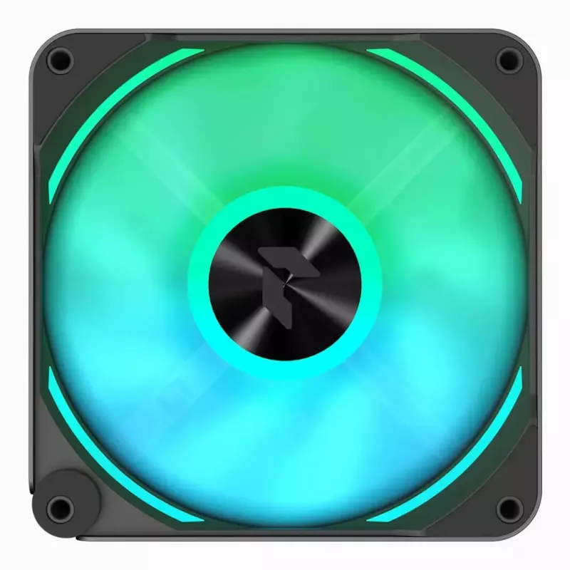 APNX FP2-120 PWM ARGB ventola per case, 120 mm, 500–1800 giri/min, 83,85 CFM, 34,8 dB, nero