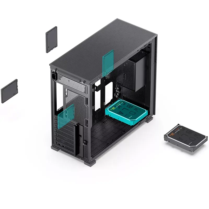 Case PC Jonsbo D41 STD Midi Tower nero