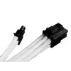 SilverStone SST-PP07-PCIW cavo prolunga da PCIe 8 pin a PCIe 6+2 pin, 0,25 m, bianco