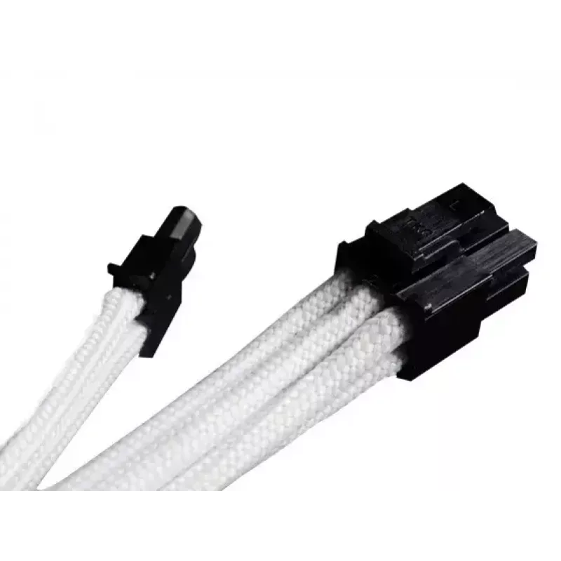 SilverStone SST-PP07-PCIW cavo prolunga da PCIe 8 pin a PCIe 6+2 pin, 0,25 m, bianco
