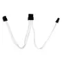 SilverStone SST-PP07-PCIW cavo prolunga da PCIe 8 pin a PCIe 6+2 pin, 0,25 m, bianco