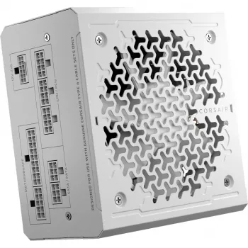 Alimentatore CORSAIR – serie RMe RM850e – completamente modulare, silenzioso, ATX – bianco