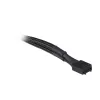 Akasa AK-CBFA04-15 cavo splitter PWM per ventole, 15 cm, rivestito, nero