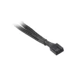 Akasa AK-CBFA04-15 cavo splitter PWM per ventole, 15 cm, rivestito, nero