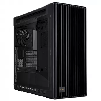 Case PC ASUS ProArt PA602 Midi Tower Nero – supporto ATX/EATX, vetro temperato, 2x ventole frontali 200 mm, radiatore superiore 360 mm, GPU fino a 450 mm