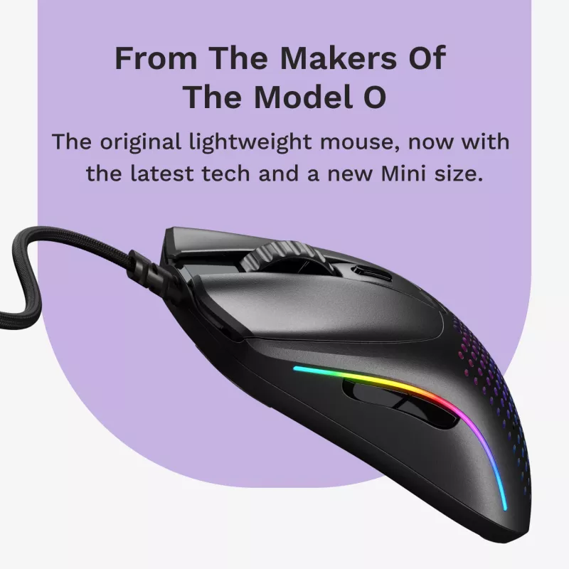 Mouse gaming Glorious Gaming Model O 2 Mini RGB nero