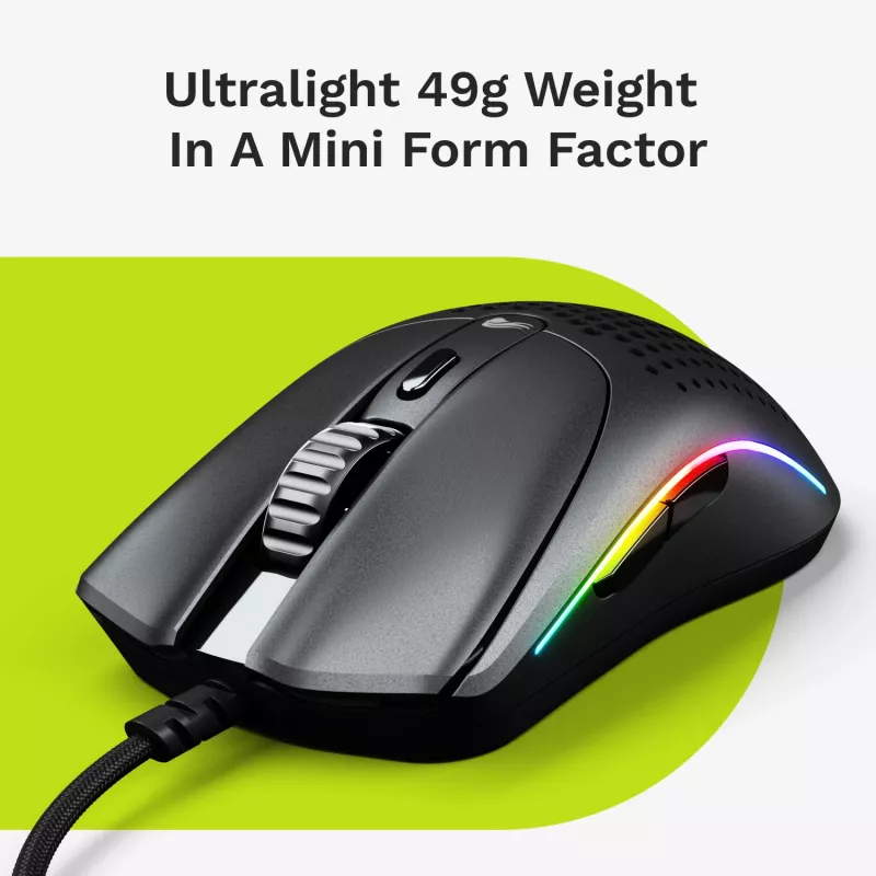 Mouse gaming Glorious Gaming Model O 2 Mini RGB nero