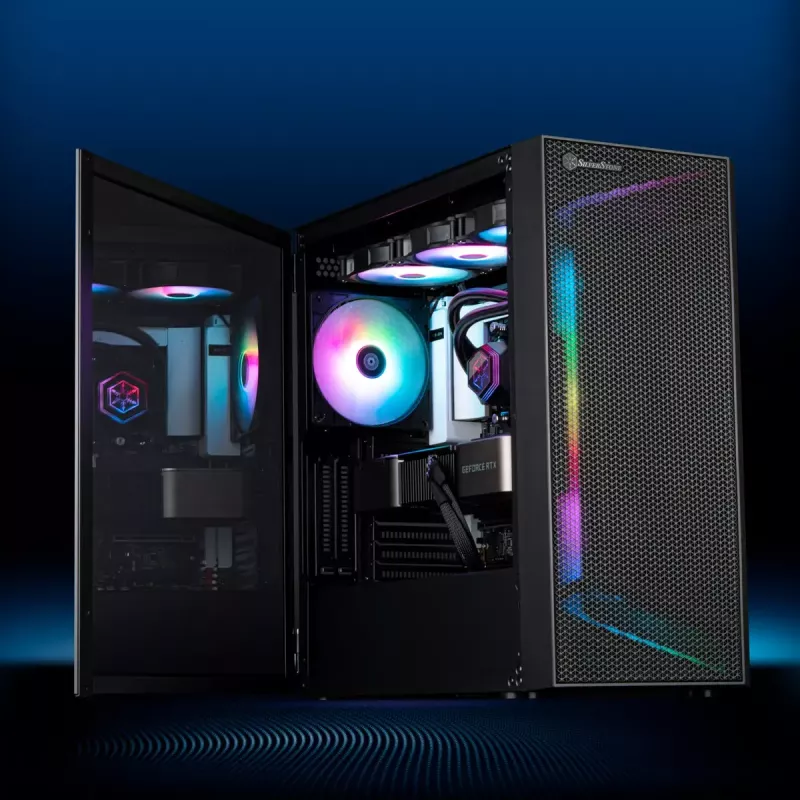 Case PC Silverstone SETA H1 Midi Tower nero