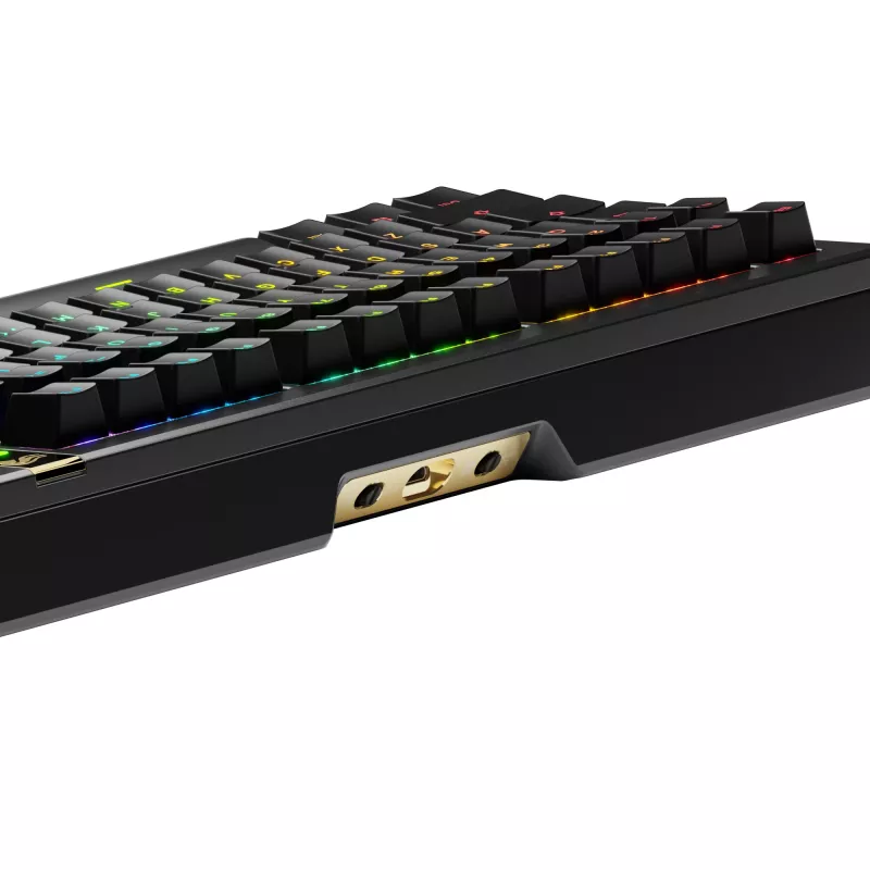 Glorious GMMK 3 Pro HE tastiera da gaming wireless 75%, preassemblata, switch Fox HE, ANSI US, nera