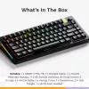 Glorious GMMK 3 Pro HE tastiera da gaming wireless 75%, preassemblata, switch Fox HE, ANSI US, nera