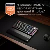 Glorious GMMK 3 Pro HE tastiera da gaming wireless 75%, preassemblata, switch Fox HE, ANSI US, nera