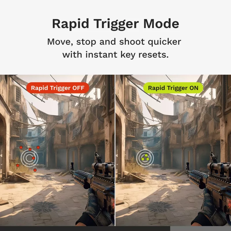 Glorious GMMK 3 Pro HE tastiera da gaming wireless 75%, preassemblata, switch Fox HE, ANSI US, nera