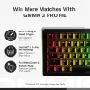 Glorious GMMK 3 Pro HE tastiera da gaming wireless 75%, preassemblata, switch Fox HE, ANSI US, nera