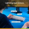 Glorious GMMK 3 Pro HE tastiera da gaming wireless 75%, preassemblata, switch Fox HE, ANSI US, nera