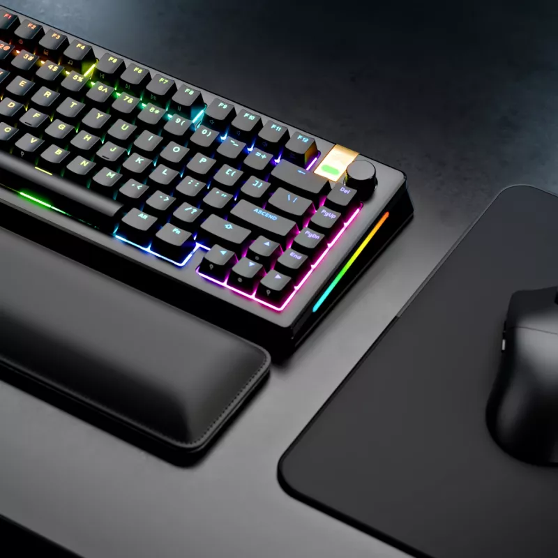 Glorious GMMK 3 Pro HE tastiera da gaming wireless 75%, preassemblata, switch Fox HE, ANSI US, nera