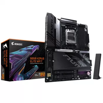 Scheda madre GIGABYTE B850 AORUS ELITE WIFI7 — AMD B850, socket AM5, ATX, DDR5, 4x DIMM, 256 GB, Wi‑Fi 7, LAN 2,5 Gb