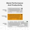 Tastiera meccanica GLORIOUS GMMK 3 75% Barebones USB con filo RGB nera