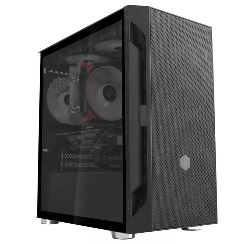 Case PC Silverstone FARA H1M Micro Tower nero