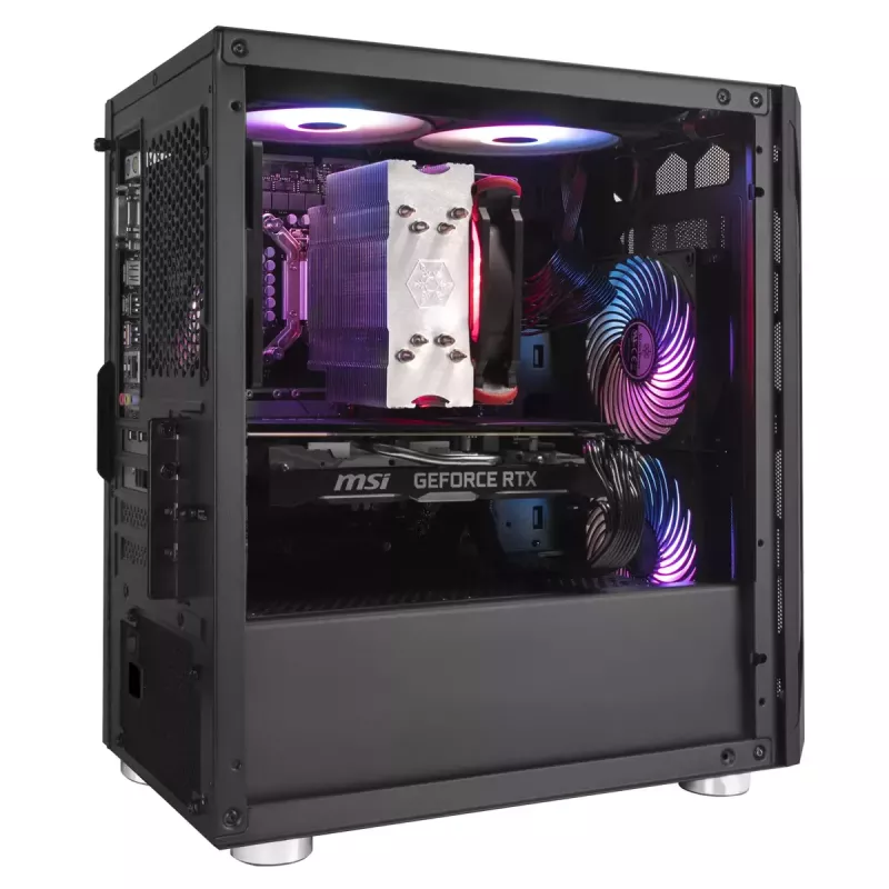 Case PC Silverstone FARA H1M Micro Tower nero