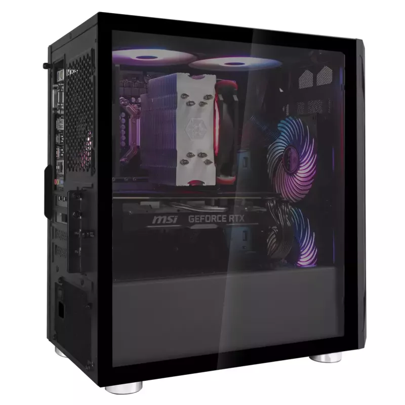 Case PC Silverstone FARA H1M Micro Tower nero