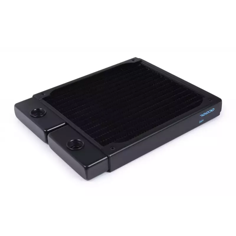 Radiatore Alphacool 14443 ottone rame acciaio inox nero 140 mm