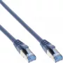 Cavo patch InLine S/FTP PiMF Cat.6A senza alogeni 500MHz blu 5m