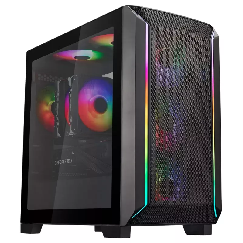 Case PC Silverstone FARA 312Z Midi Tower nero