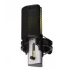Microfono PC Endgame Gear XSTRM — USB con filo, sensibilità -36 dB, 20–20000 Hz, controlli touch, cavo 2 m, nero/bianco