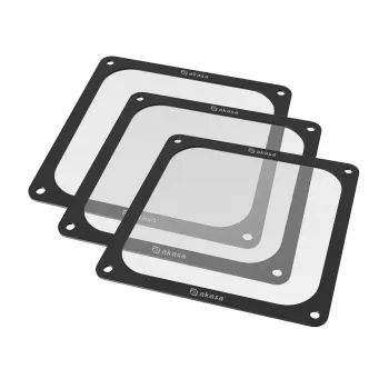 Filtro ventola Akasa GRM14-M01-BKT3 nylon plastica nero 140x140x1,5mm