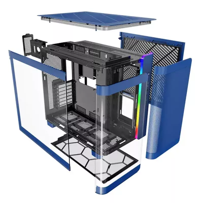 Case PC Montech KING 95 Midi Tower blu