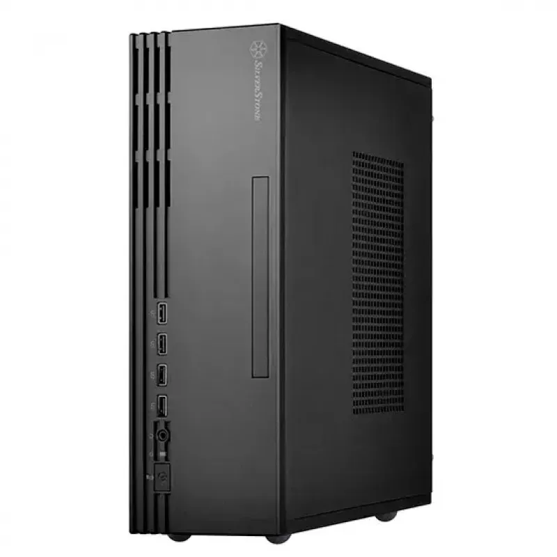 SilverStone MILO 11 SST-ML11B case PC desktop Micro-ATX sottile