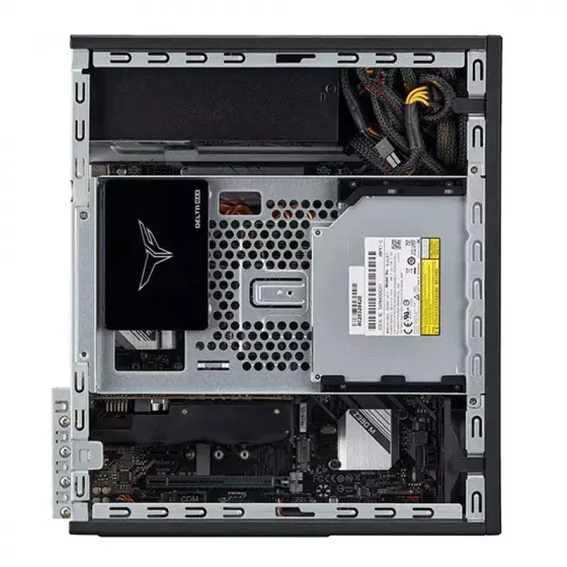SilverStone MILO 11 SST-ML11B case PC desktop Micro-ATX sottile
