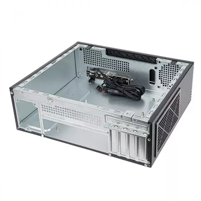 SilverStone MILO 11 SST-ML11B case PC desktop Micro-ATX sottile
