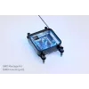 Water block Alphacool Core 1 LT Aurora acrilico rame nichel nero trasparente