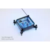 Water block Alphacool Core 1 LT Aurora acrilico rame nichel nero trasparente
