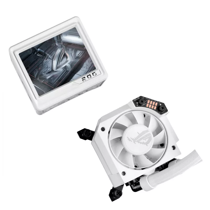 Dissipatore a liquido all-in-one ASUS ROG RYUJIN III 360 ARGB EXTREME WHT processore 12 cm bianco 1 pz.