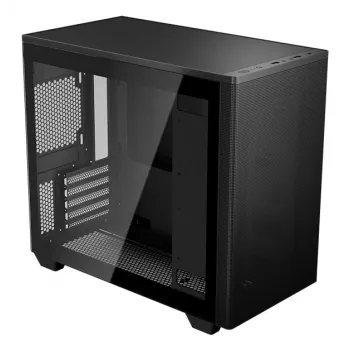 Case PC Aerocool Stormfront Mini Mini Tower nero ATX Side PSU ventola 120mm
