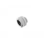 Raccordo in ottone BitsPower BP-DWEML per raffreddamento a liquido, finitura bianca, filettatura 1/4 di pollice