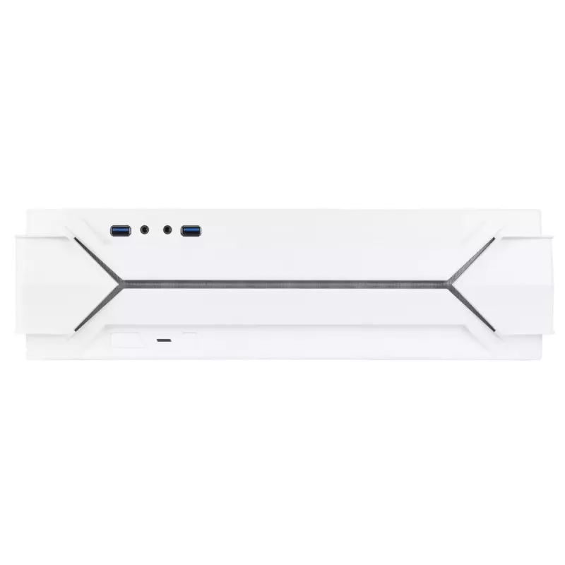 Case PC Silverstone RVZ03-ARGB Desktop bianco