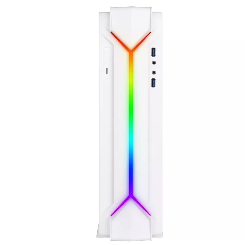 Case PC Silverstone RVZ03-ARGB Desktop bianco