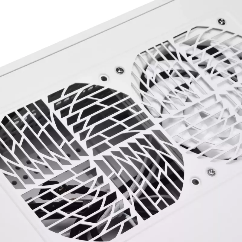 Case PC Silverstone RVZ03-ARGB Desktop bianco