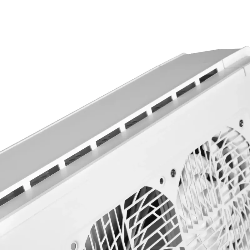 Case PC Silverstone RVZ03-ARGB Desktop bianco