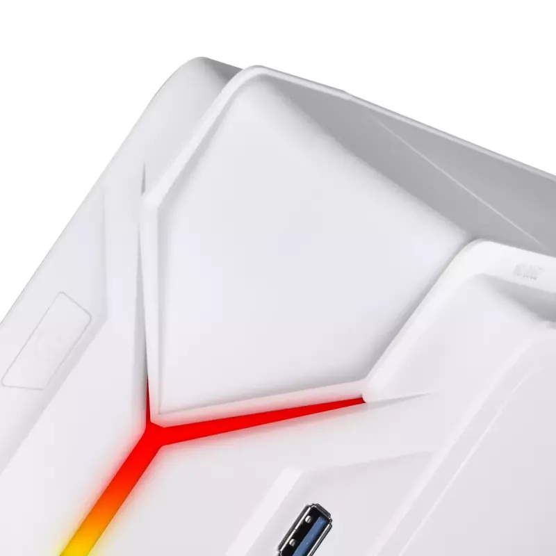 Case PC Silverstone RVZ03-ARGB Desktop bianco