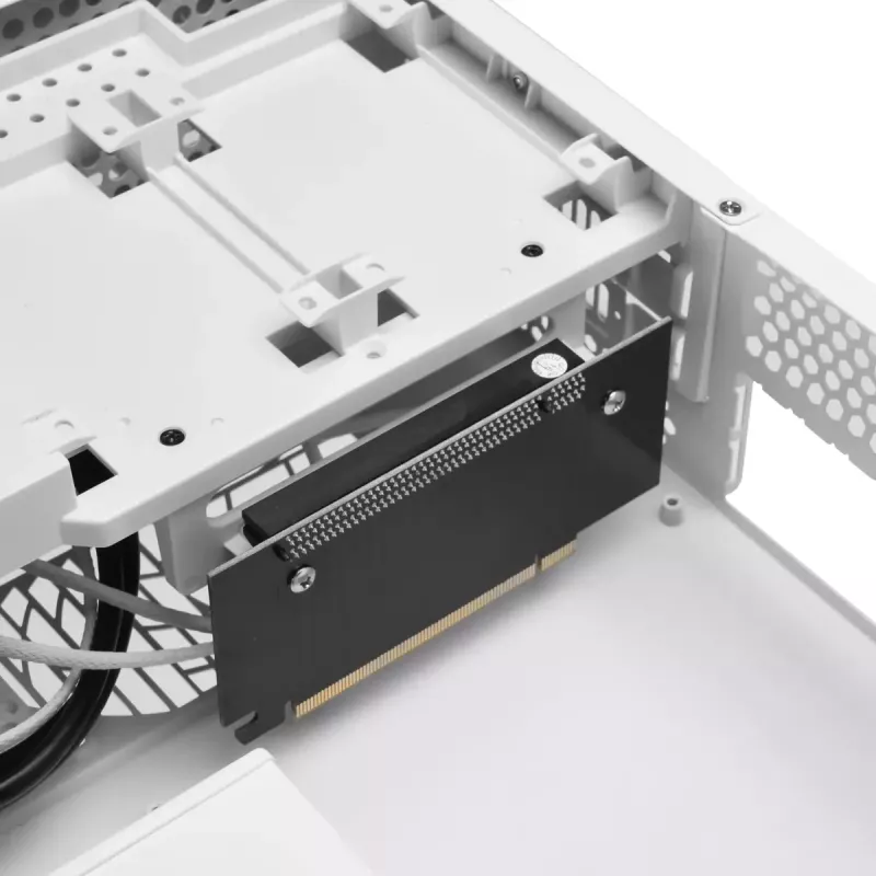 Case PC Silverstone RVZ03-ARGB Desktop bianco
