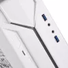 Case PC Silverstone RVZ03-ARGB Desktop bianco